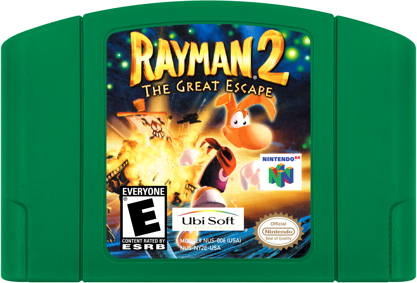 Rayman 2: The Great Escape cartridge